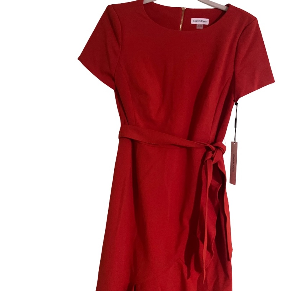 Calvin Klein Scarlet Midi Dress